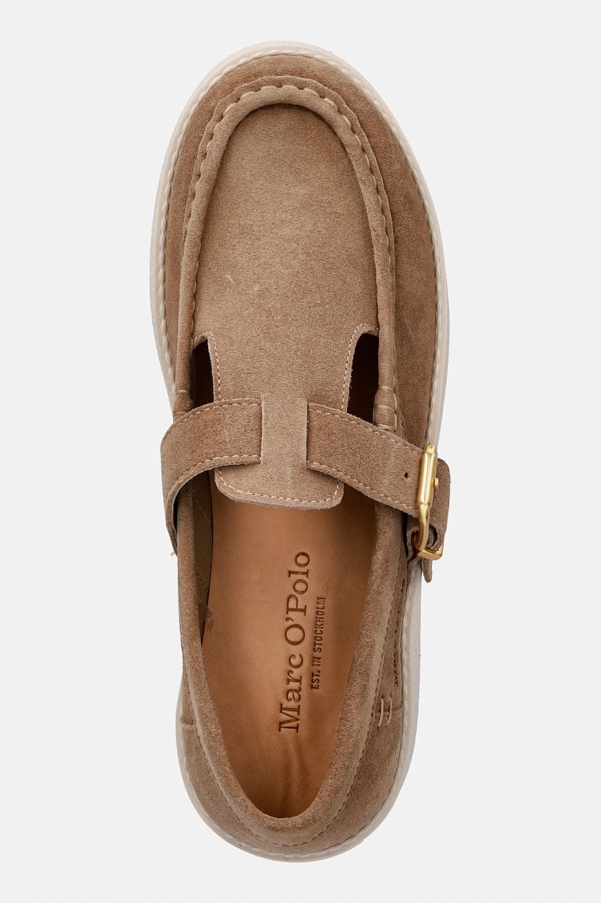 Marc O'Polo pantofi de piele întoarsă Pia 6B