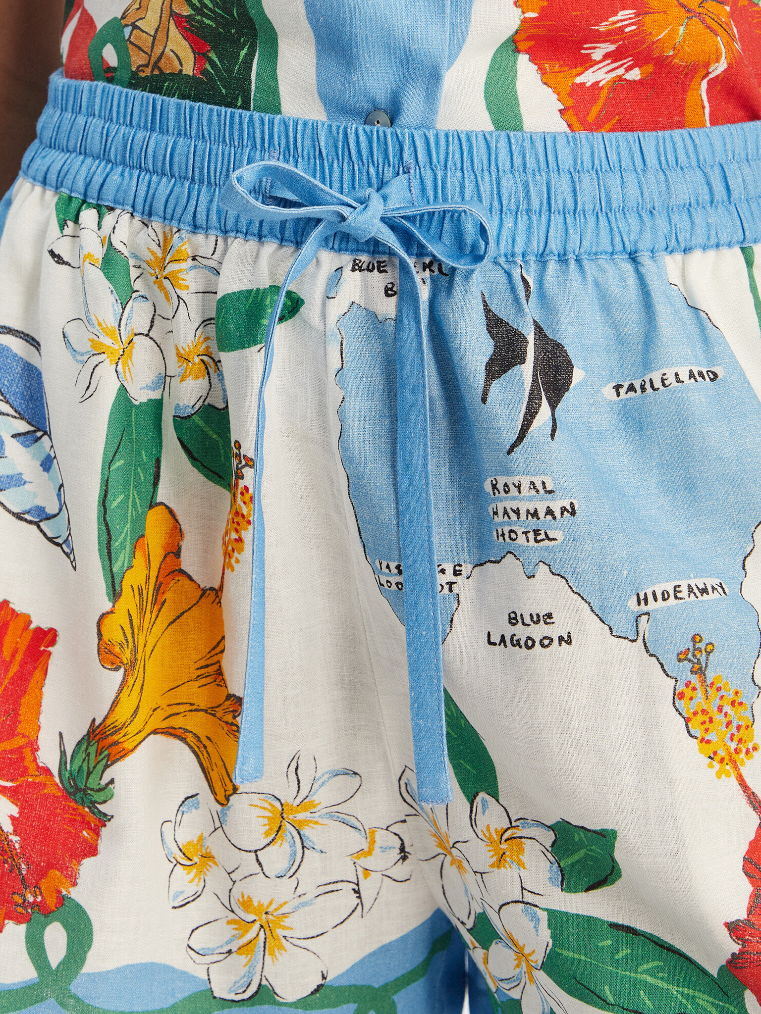 Pantalon scurți din material Seafolly