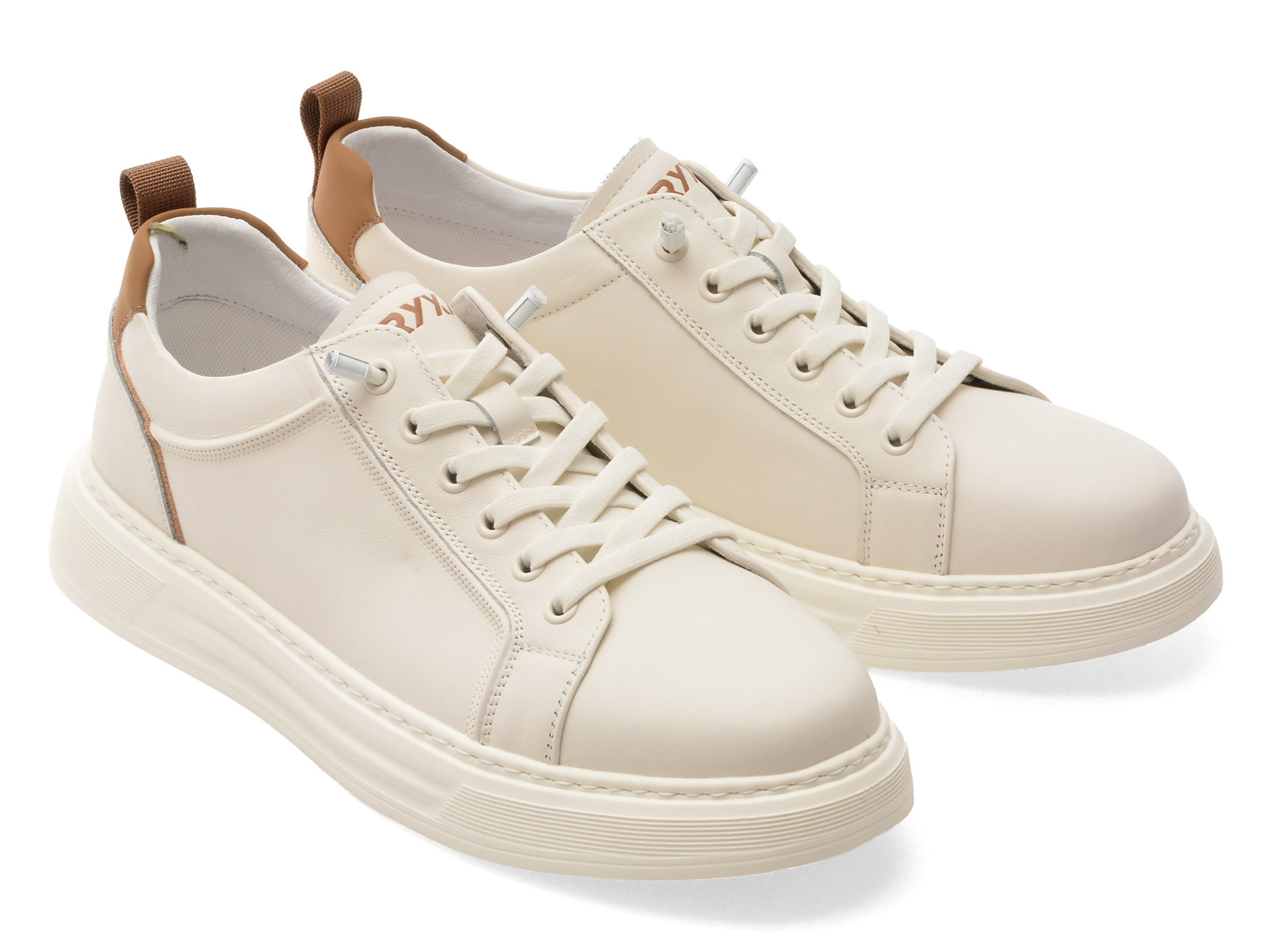 Pantofi sport GRYXX bej, 59716, din piele naturala