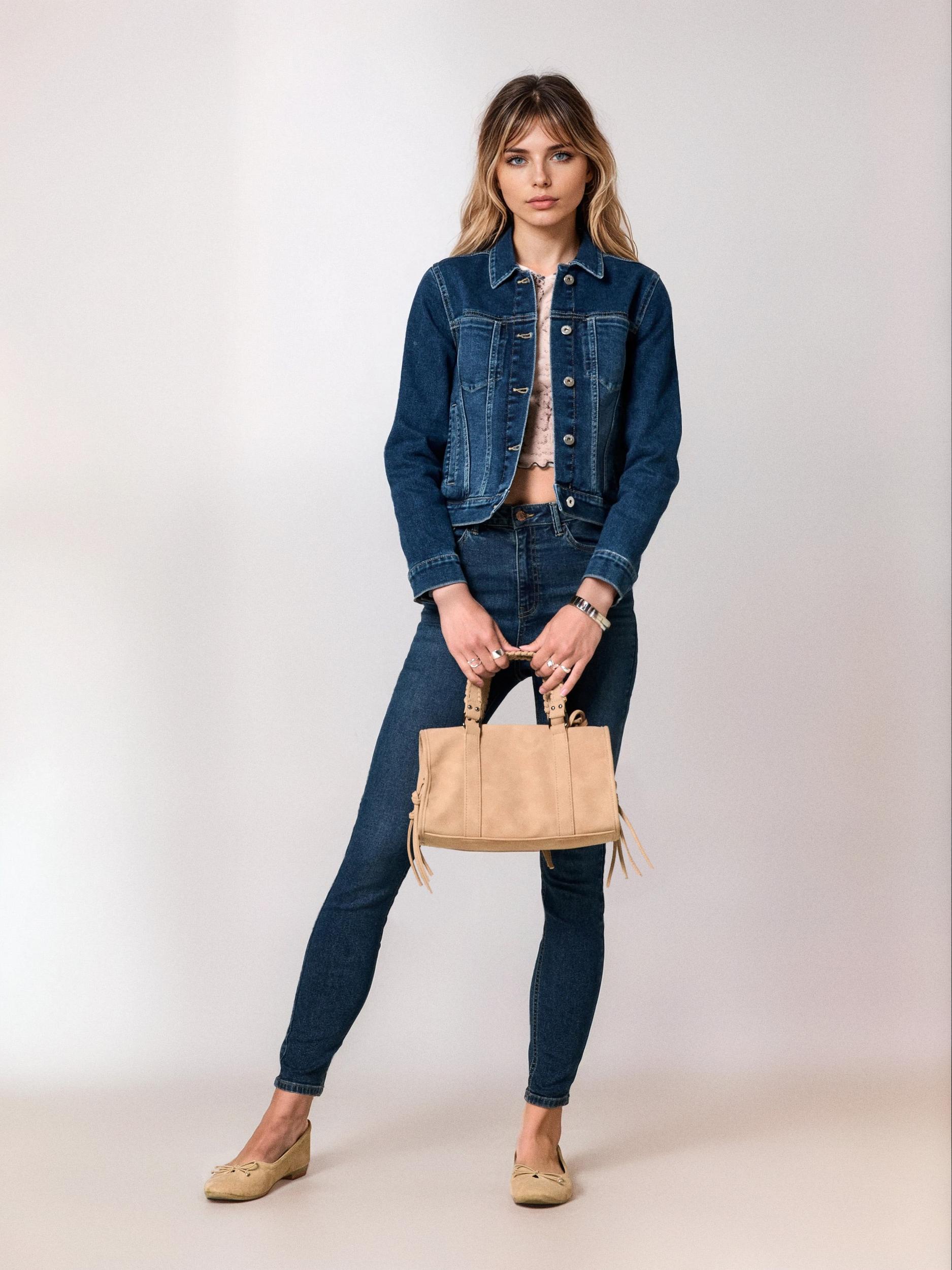 Sinsay - Geacă din denim - bleumarin