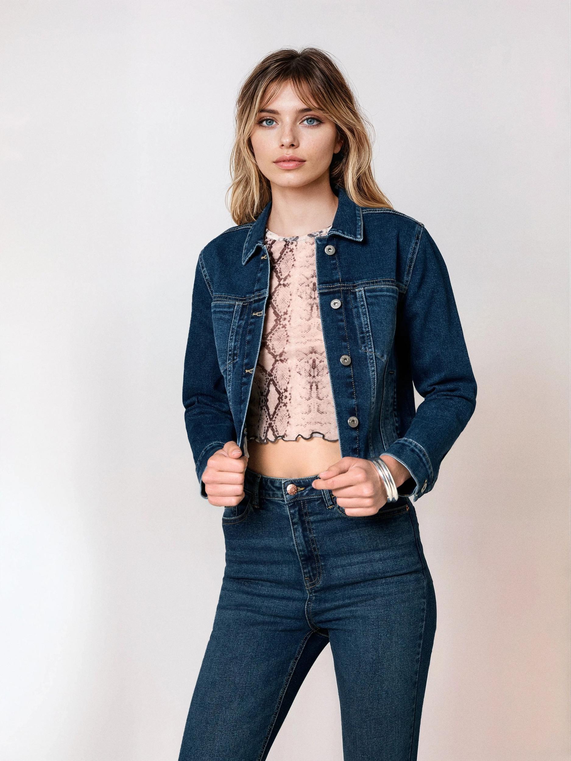 Sinsay - Geacă din denim - bleumarin