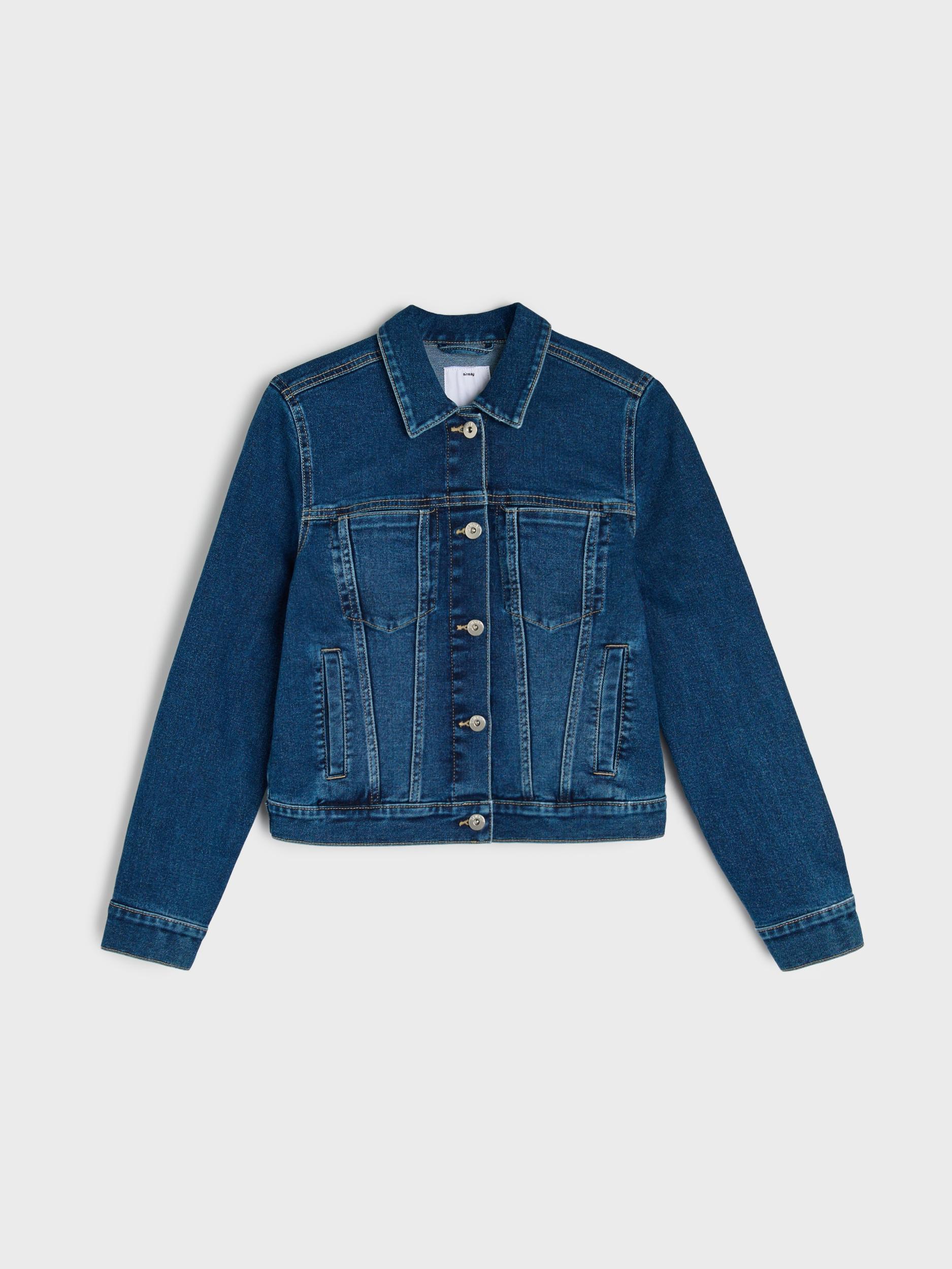 Sinsay - Geacă din denim - bleumarin