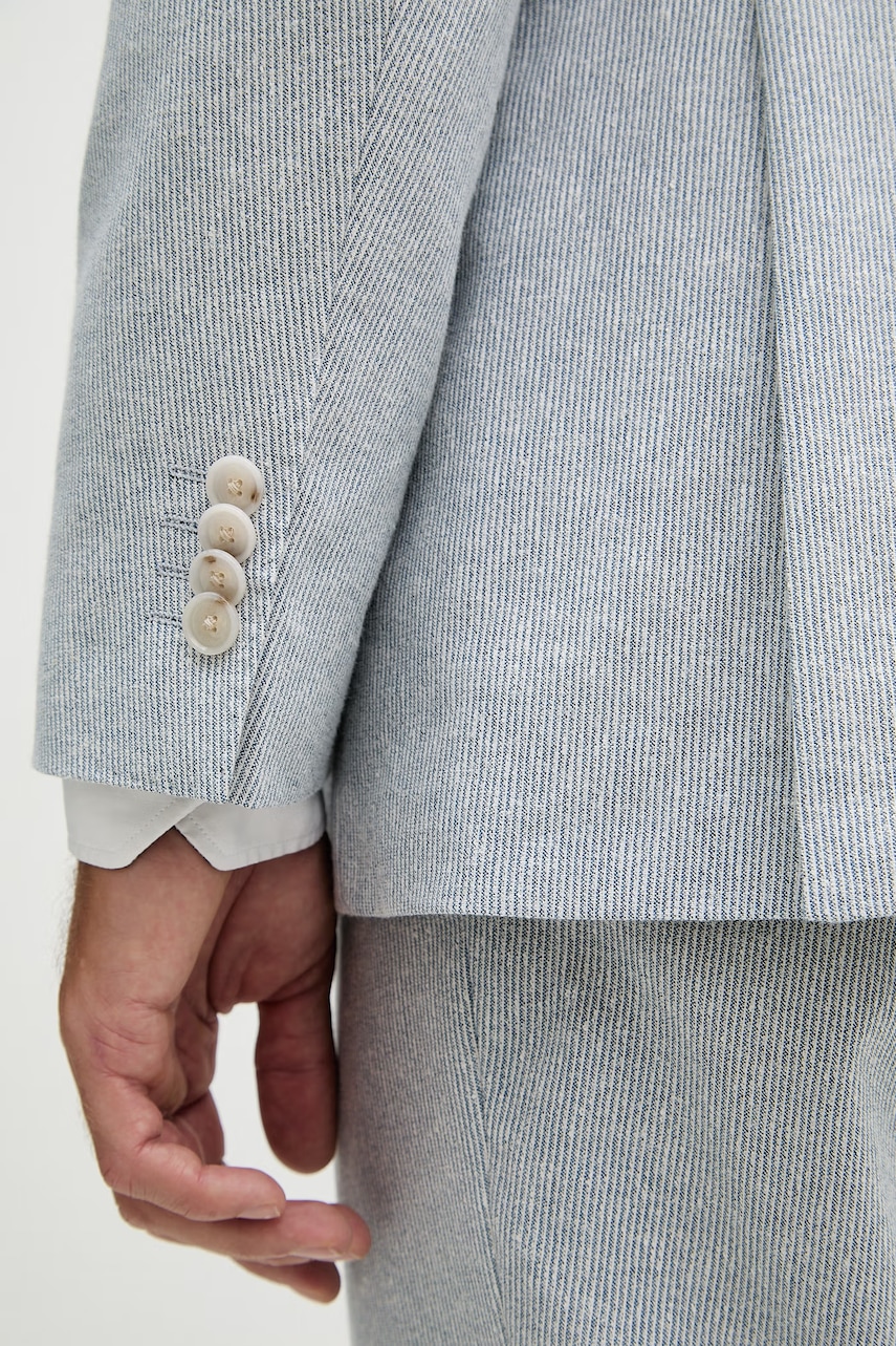 BOSS costum casual pentru bărbați, cu amestec de in Jeckson