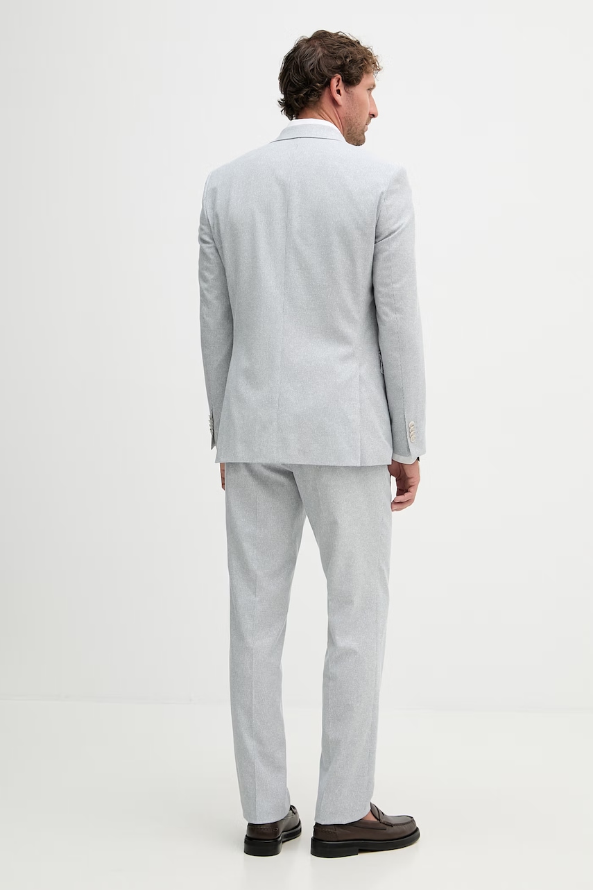 BOSS costum casual pentru bărbați, cu amestec de in Jeckson