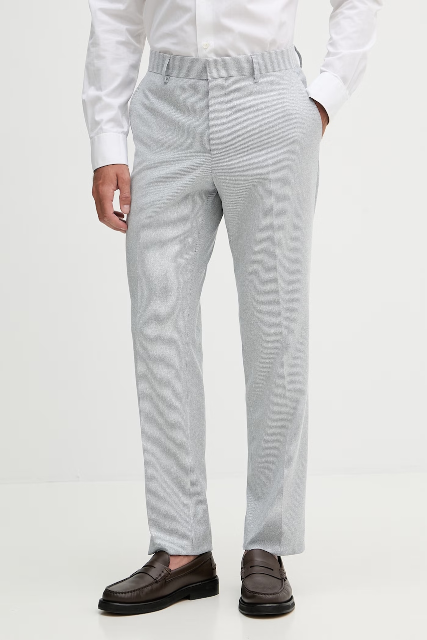 BOSS costum casual pentru bărbați, cu amestec de in Jeckson