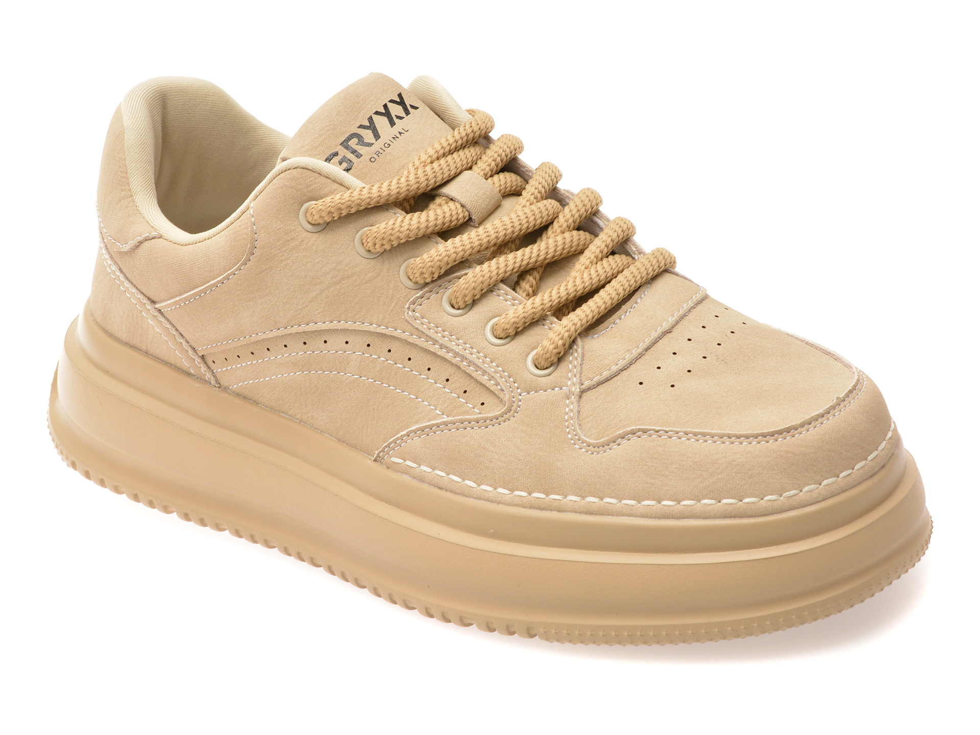 Pantofi sport GRYXX bej, 251219, din piele naturala