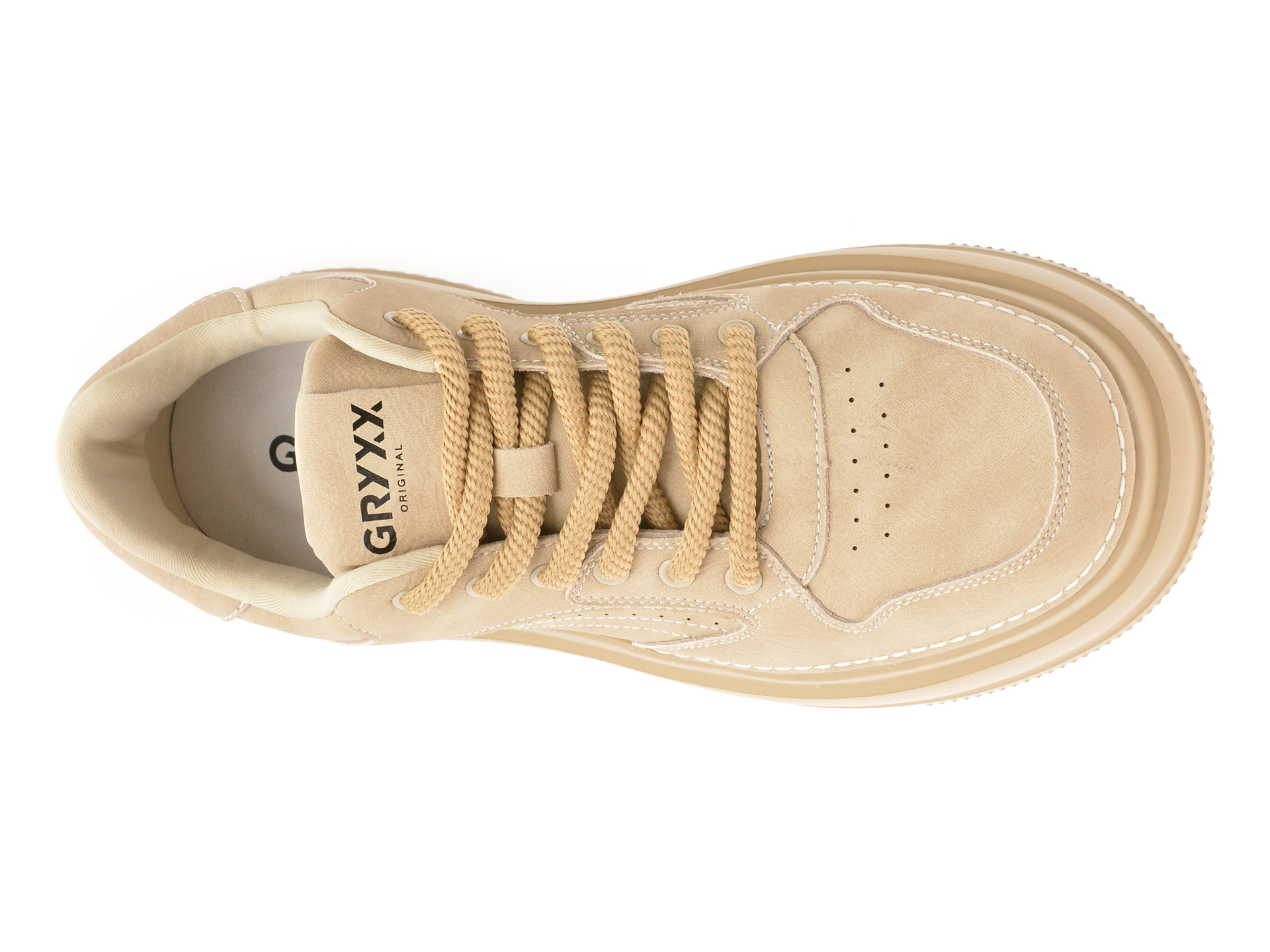 Pantofi sport GRYXX bej, 251219, din piele naturala