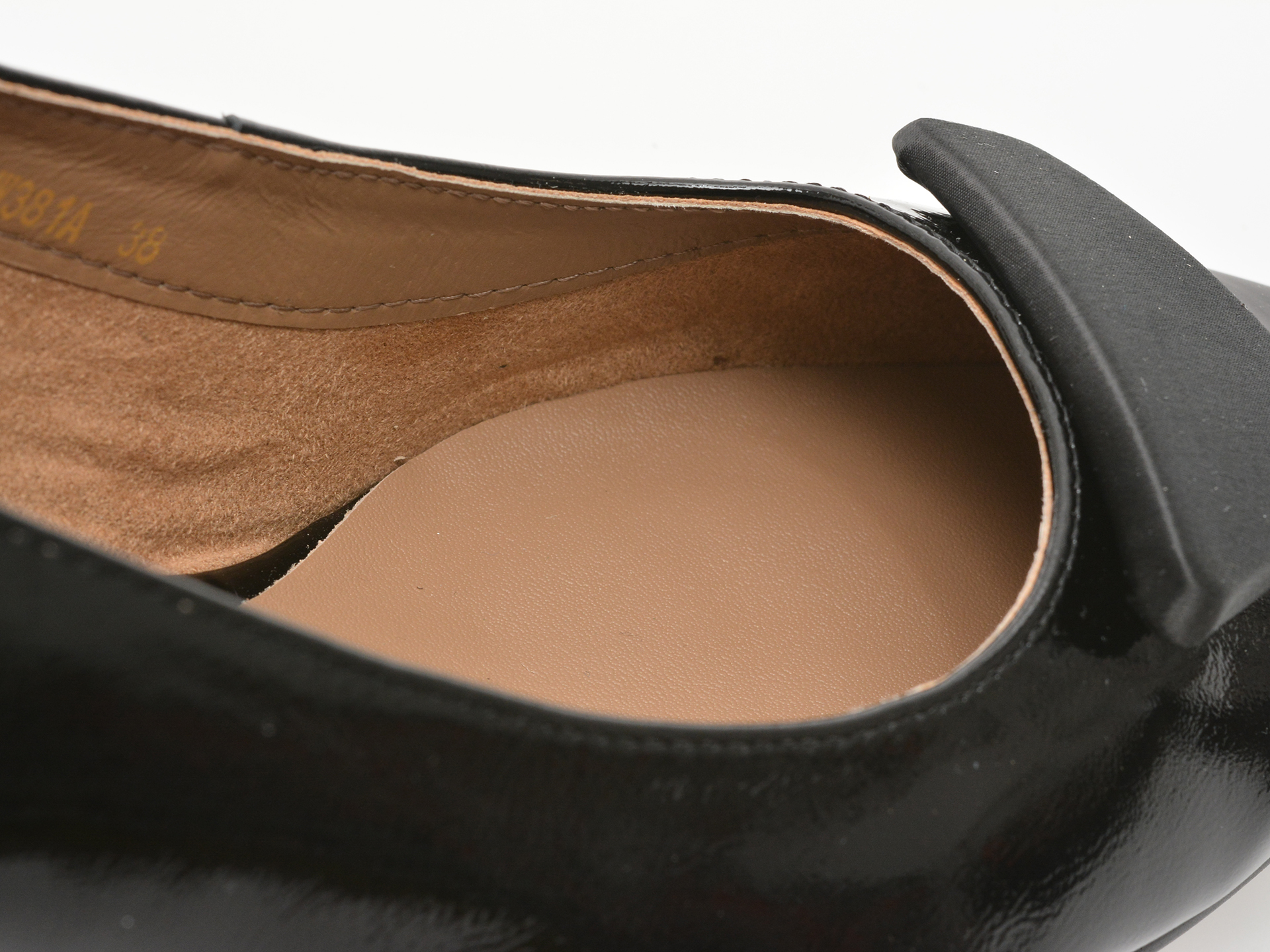 Pantofi EPICA negri, 4F5678, din piele naturala lacuita