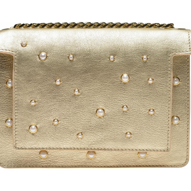 Wild Inga Geanta eleganta mini Lauren limited edition Pearl gold