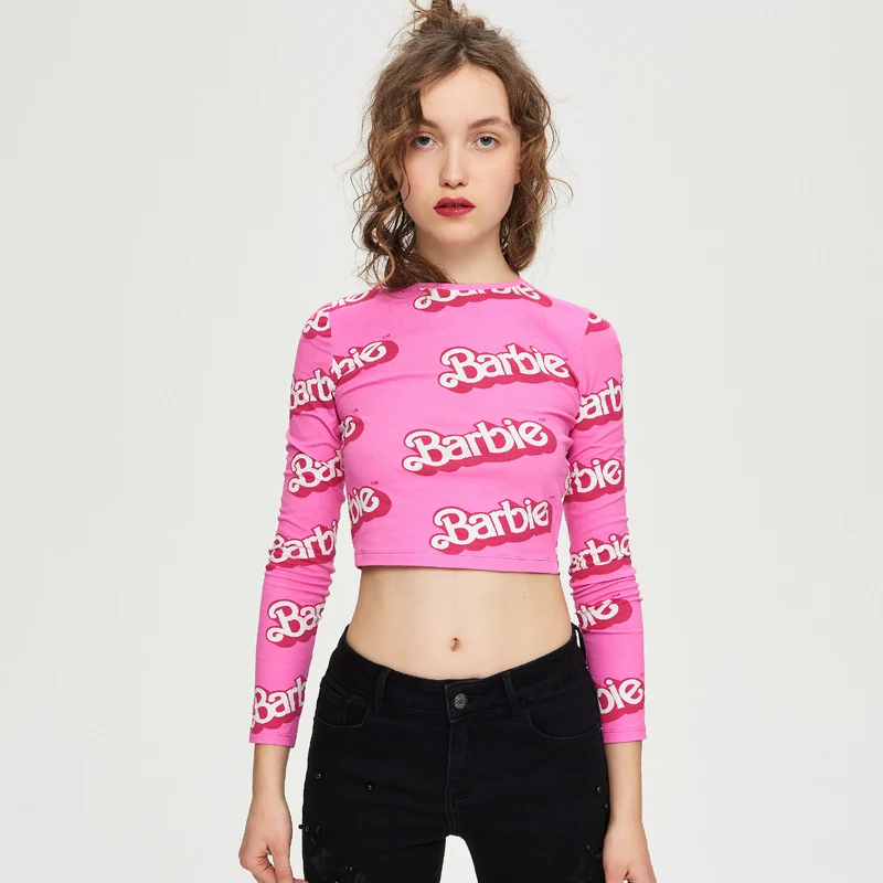 barbiebeeba さん専用 Sinsay - Crop top barbie - Roz - GLAMI.ro