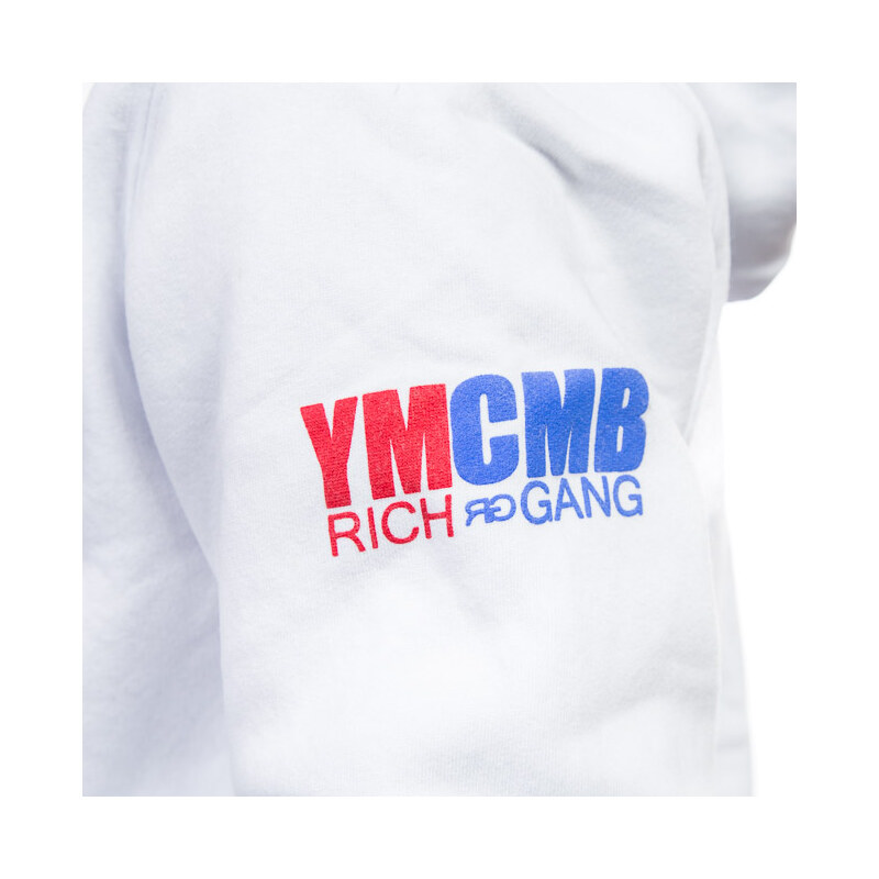 YMCMB / Sweat Hoody Rich Gang White