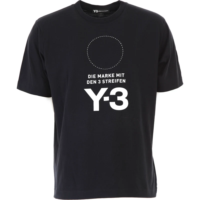 Adidas Tricou pentru Bărbați La Reducere, Y3 Yohji Yamamoto, Negru
