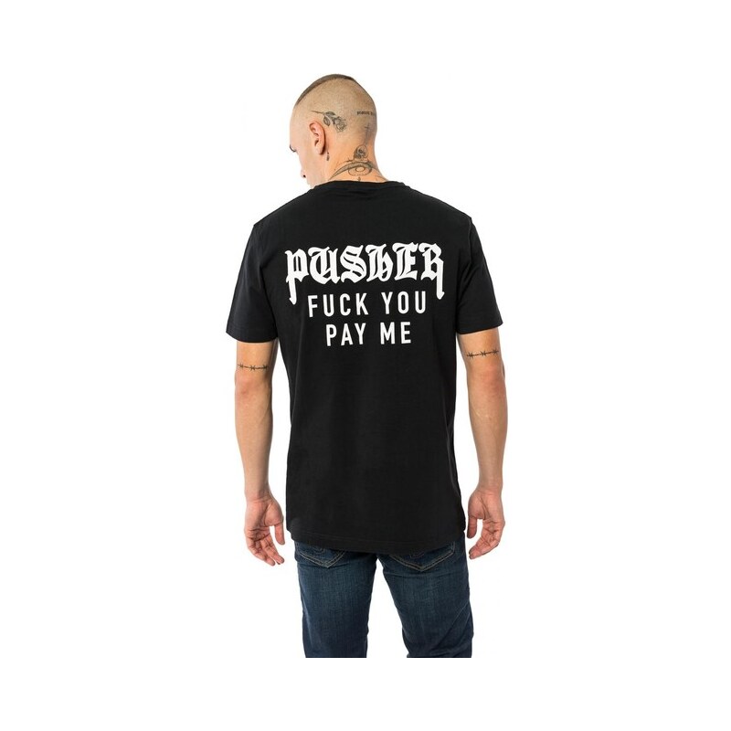 Pusher Apparel Tricou pentru bărbati cu mânecă scurtă // Pusher / Pay Me Tee black
