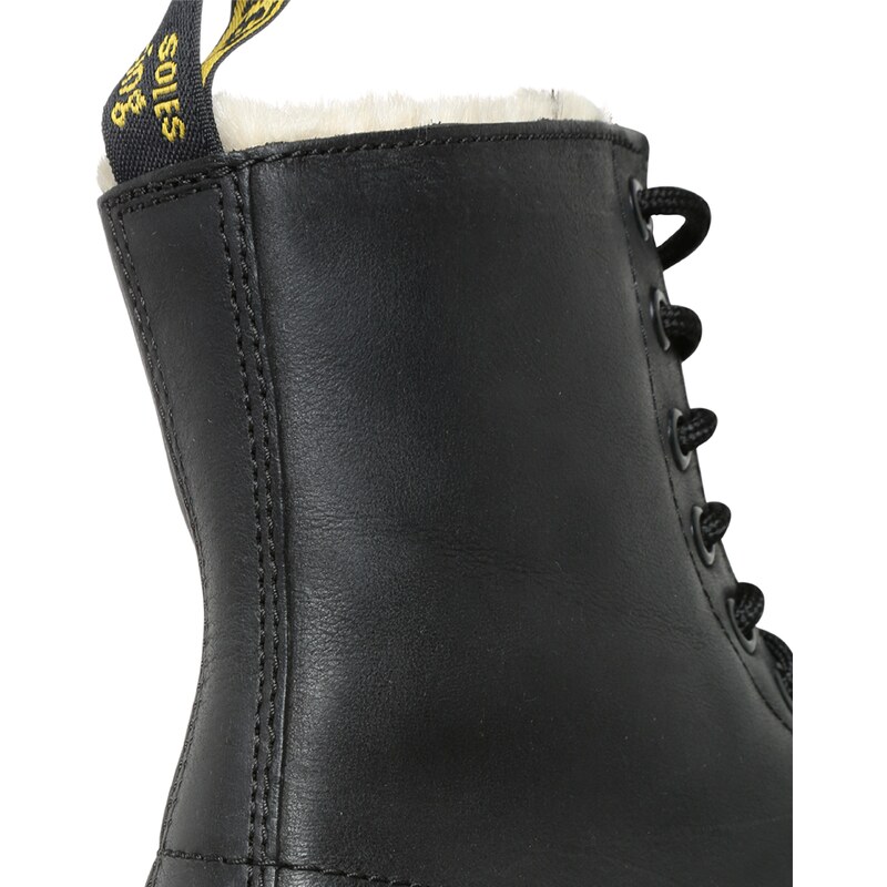 Dr. Martens Ghete cu șireturi '1460 Serena - 8' galben / negru / alb