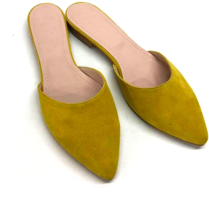 Ingiro Saboti dama din piele intoarsa Calista Yellow, 38
