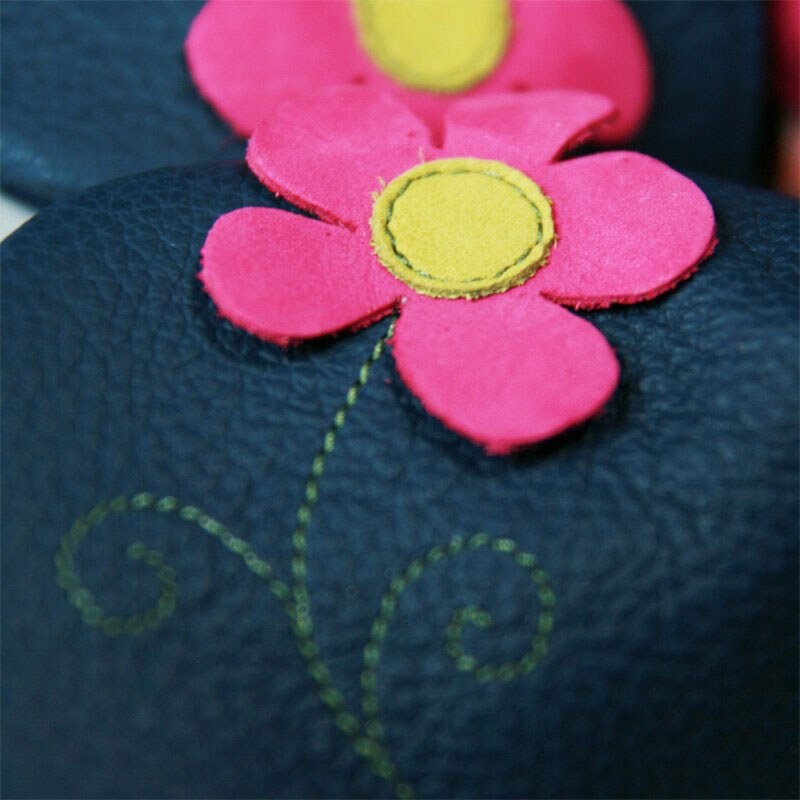 Pantofi cu talpa moale Liliputi - Spring Flower