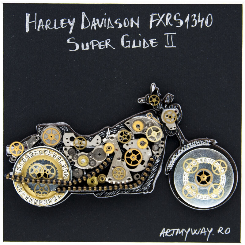 ArtMyWay Tablou Harley Davidson Super Glide II - Colectia Born to Ride
