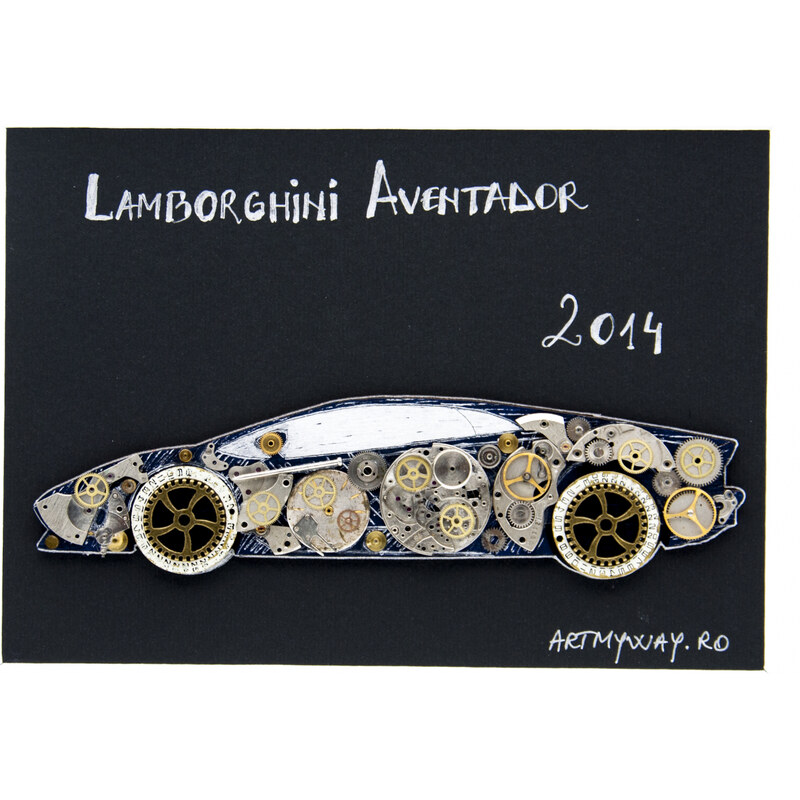 ArtMyWay Tablou Lamborghini Aventador 2014 Colectia ART my Cars