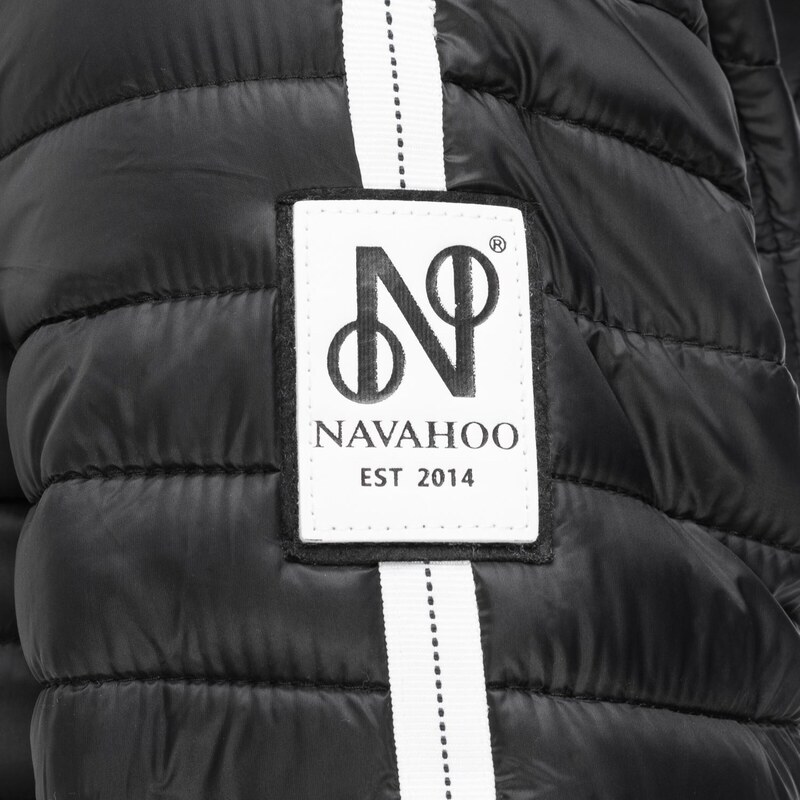 NAVAHOO Geacă de primăvară-toamnă negru