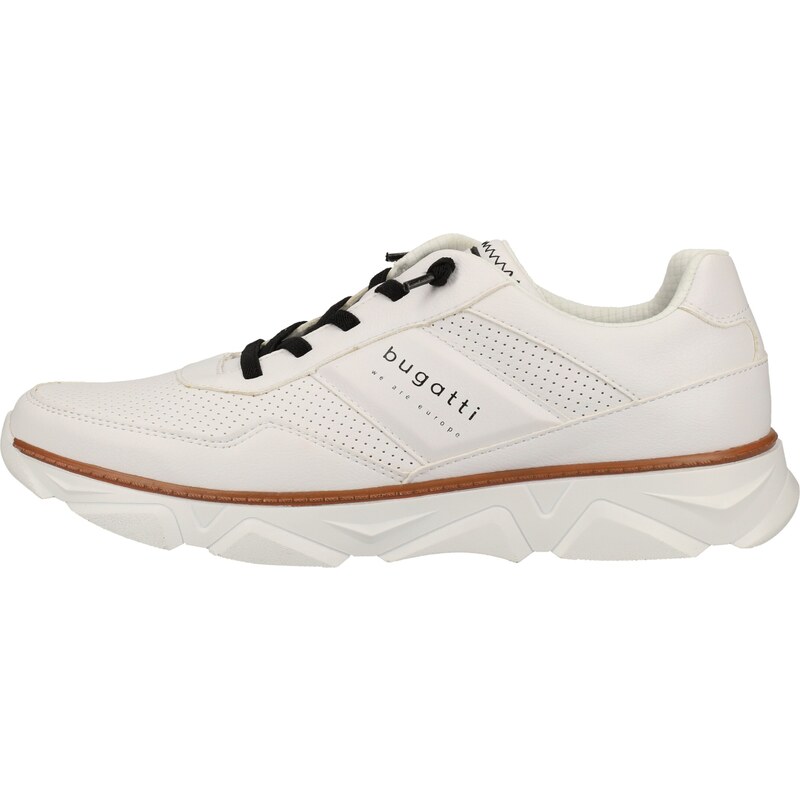 bugatti Sneaker low negru / alb