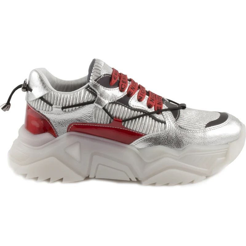 EＮN Sneakers femei Enzo Bertini arginti din piele 2139DP3930AG - GLAMI.ro