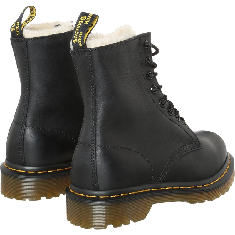 Dr. Martens Ghete cu șireturi '1460 Serena - 8' galben / negru / alb