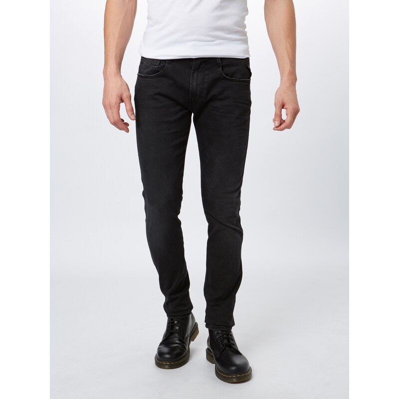 REPLAY Jeans 'Anbass' negru denim