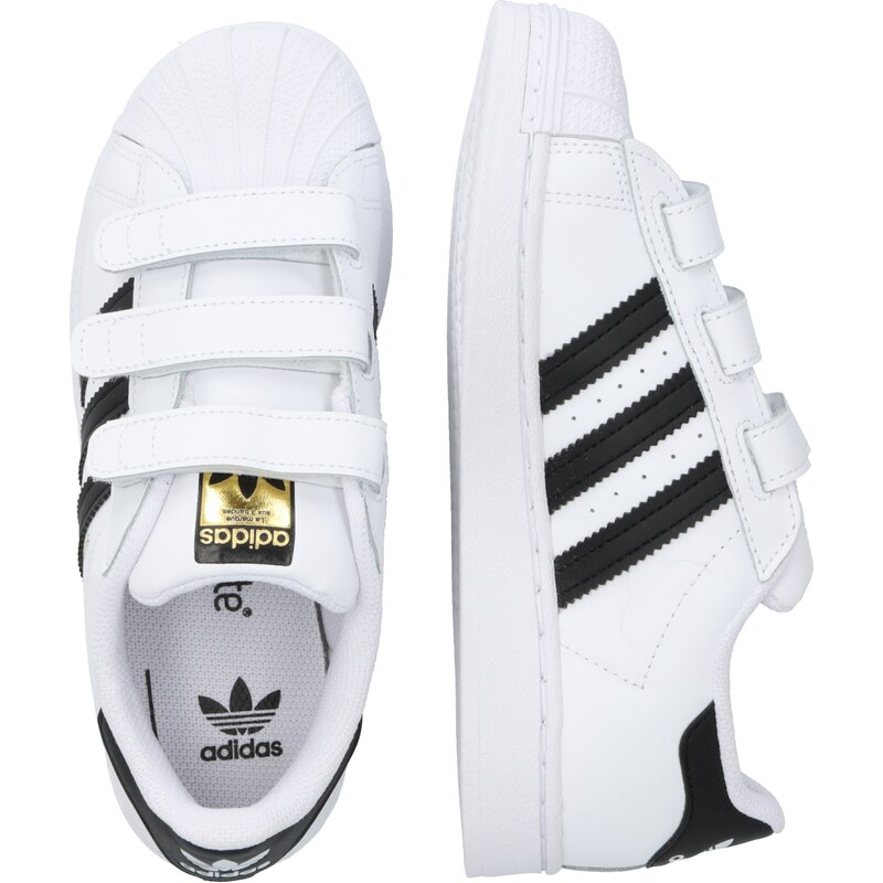 ADIDAS ORIGINALS Sneaker 'Superstar' negru / alb