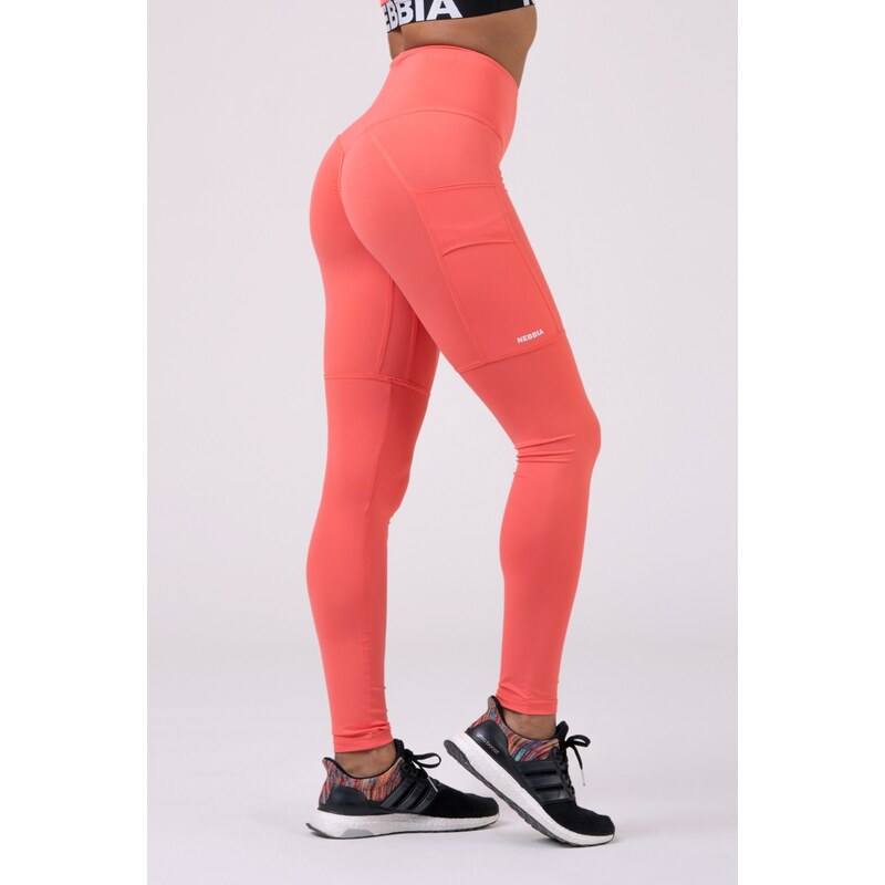 NEBBIA High waist FitSmart leggings peach