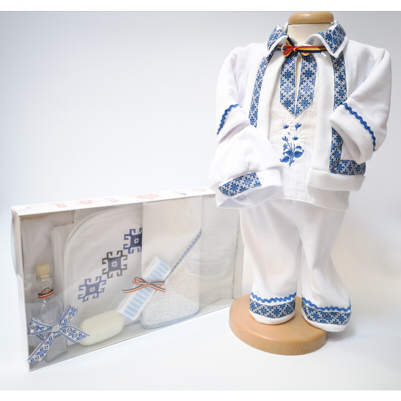 Magazin Traditional Set Traditional Botez - Costumas baiat Trusou baiat 3