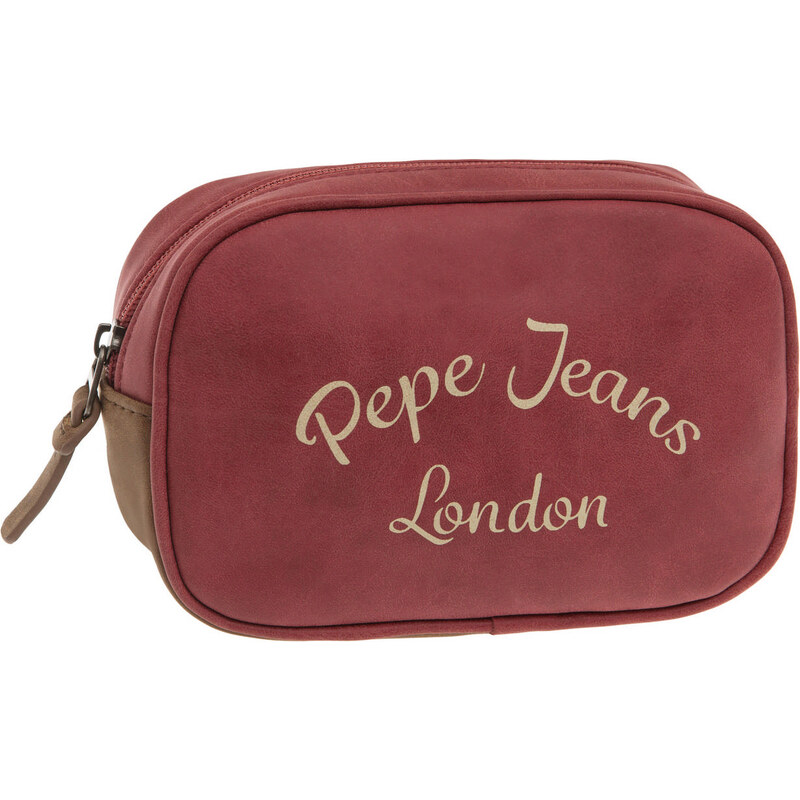 Pepe Jeans London Borseta femei 2 compartimente rosu Pepe Jeans Original, 17x11x6 cm