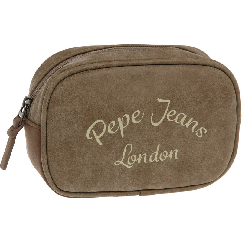 Pepe Jeans London Borseta femei 2 compartimente bej Pepe Jeans Original, 17x11x6 cm