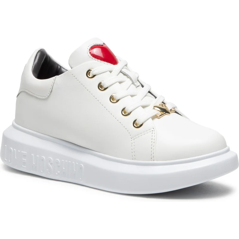 Sneakers LOVE MOSCHINO - JA15494G0BJA0100 Bianco - GLAMI.ro