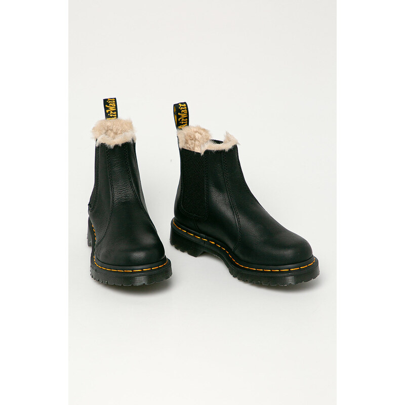 Dr. Martens ghete Chelsea de piele 2976 Leonore 21045001-BLACK