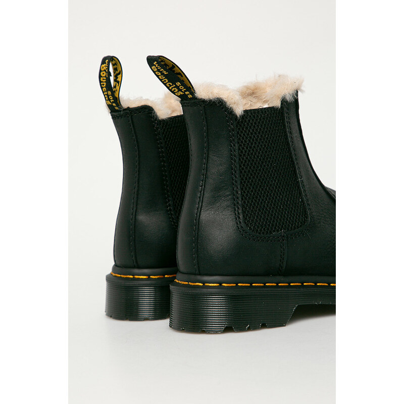 Dr. Martens ghete Chelsea de piele 2976 Leonore 21045001-BLACK