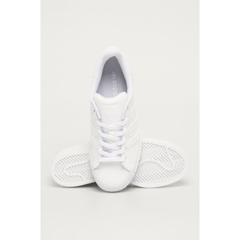 adidas Originals sneakers copii Superstar J culoarea alb EF5399