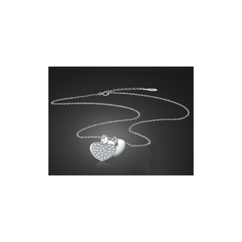 ArgintBoutique Colierul din argint Heart in Heart ARG191