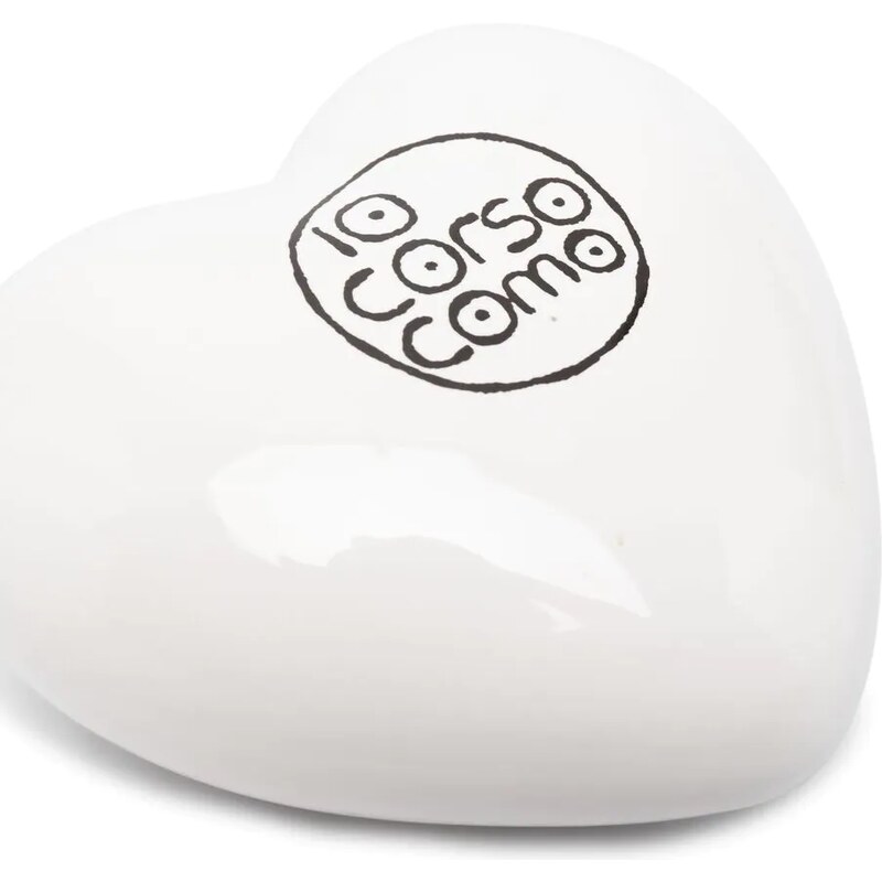 10 CORSO COMO heart-shaped paper weight - White