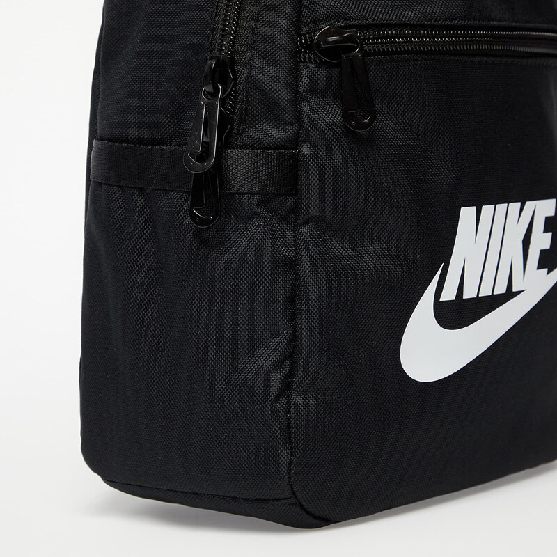 Ghiozdan Nike Sportswear Futura 365 W Mini Backpack Black/ Black/ White, 6 l