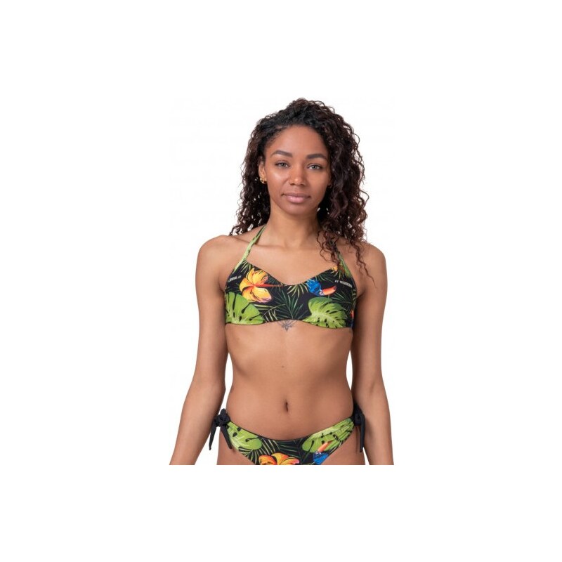 NEBBIA Earth Powered bikini - top jungle green