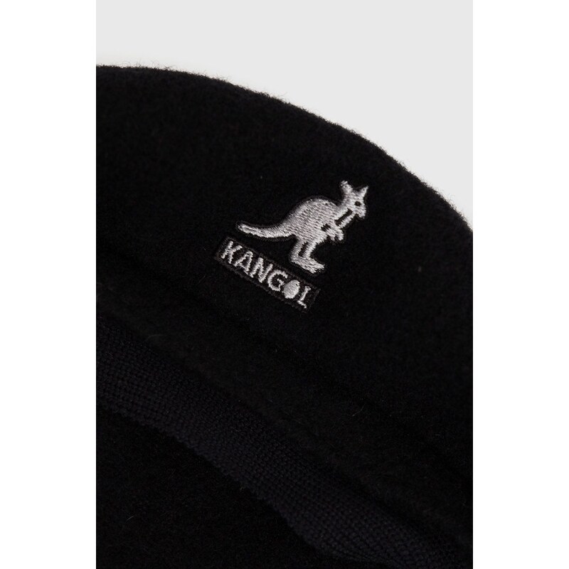 Kangol beretă culoarea negru, de lână K3107ST.BK001-BK001