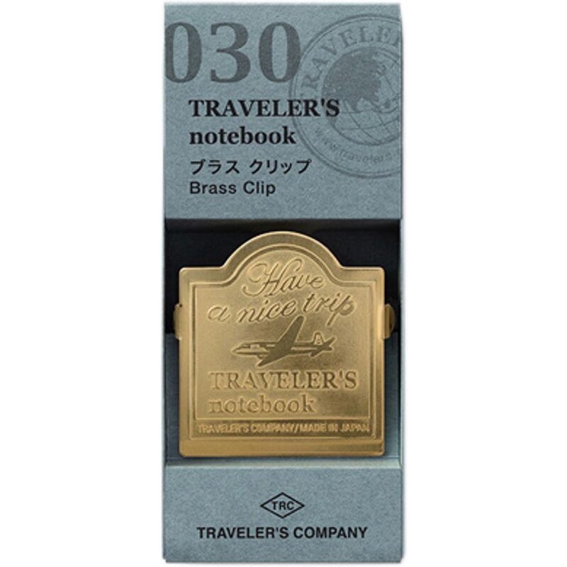 Traveler's Company TRAVELER'S notebook Brass Clip Airplane #030 [5]