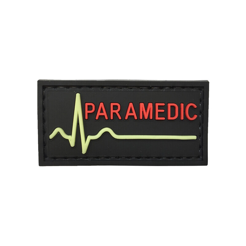WARAGOD Petic 3D Paramedic negru 5x2.5cm