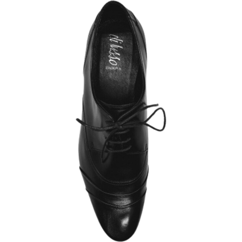 BADURA Pantofi eleganti barbati, Conhpol 7125 din piele naturala neagra