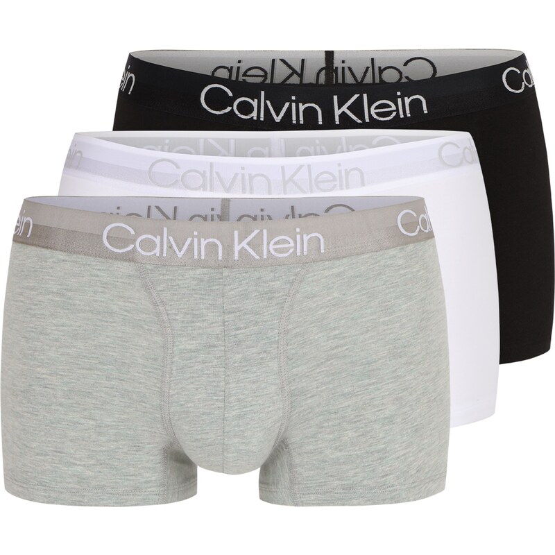 Calvin Klein Underwear Boxeri gri / negru / alb