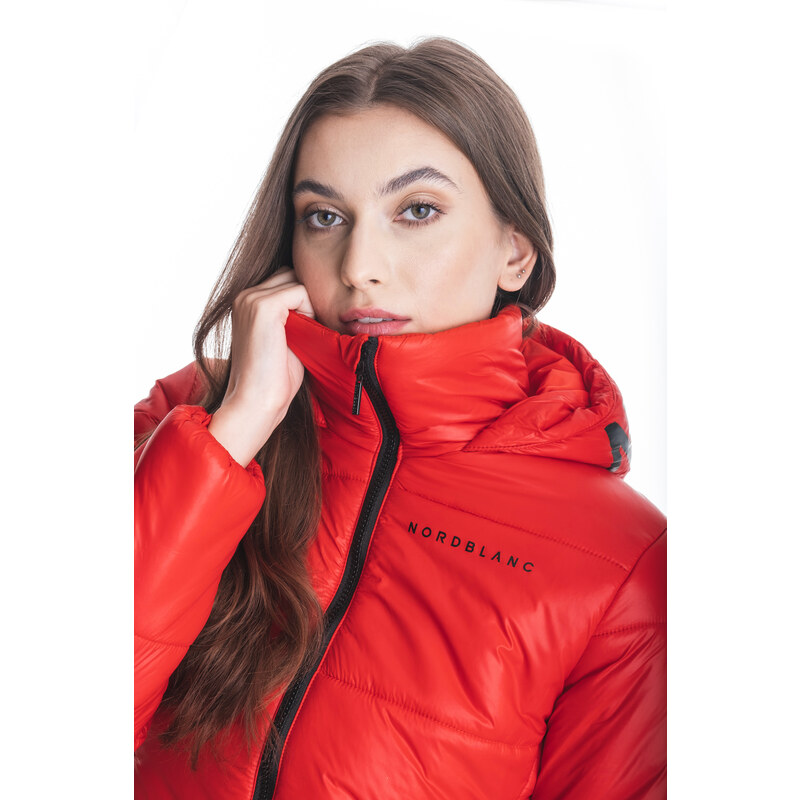Nordblanc Jachetă matlasată roșie pentru femei PUFF