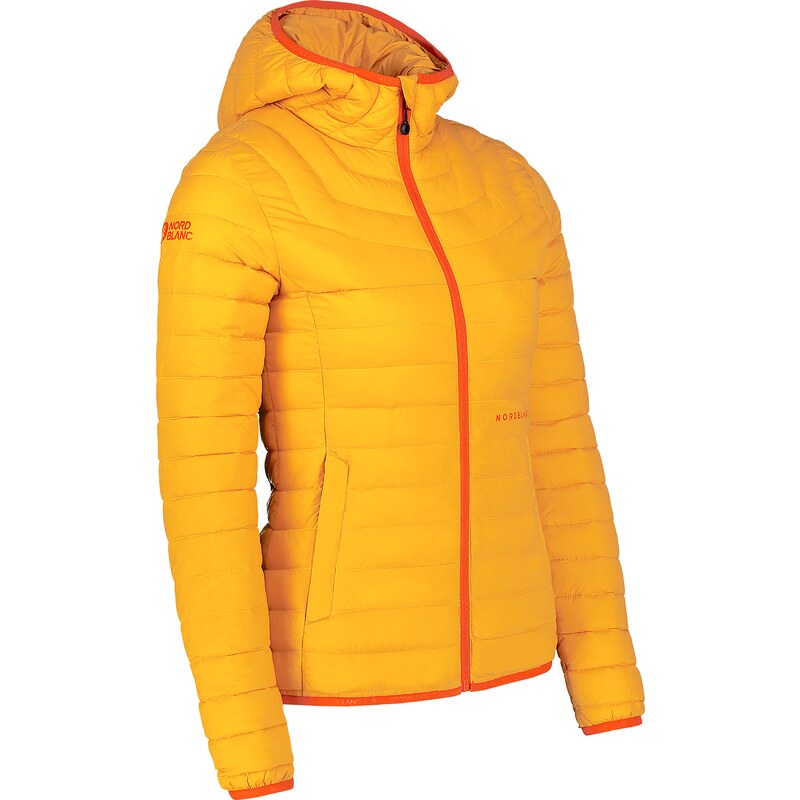 Nordblanc Jachetă matlasată portocalie pentru femei SYMMETRY