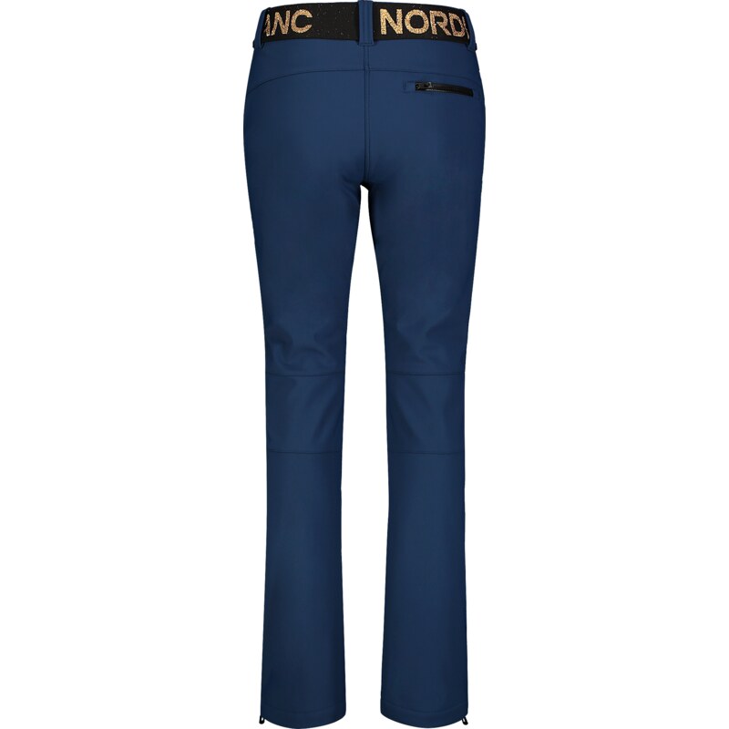 Nordblanc Pantaloni de schi softshell albaștri pentru femei NEARING