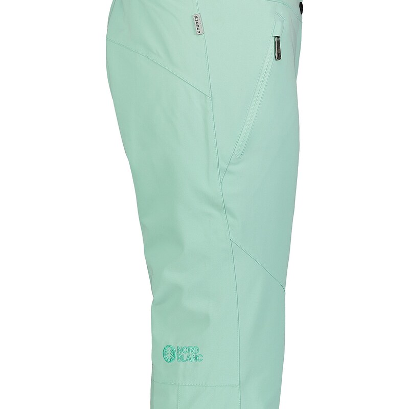 Nordblanc Pantaloni de schi verzi pentru femei CALMNESS