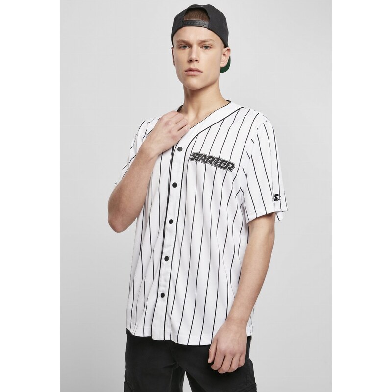 Tricou pentru bărbati cu mânecă scurtă // Starter Baseball Jersey white